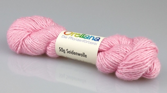 Seidenwolle - helles pink